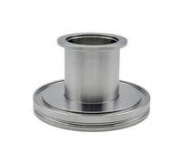 Adattatore flangia riduttore vuoto ISO-KF, raccordo for tubo in acciaio inossidabile SS304 con testa a clip for vuoto ISO63/80/100/160 a KF16/25/40/50(ISO63 To KF25)