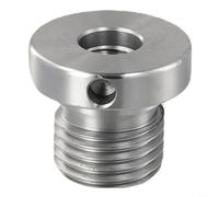 Adattatore flessibile per mandrino tornio legno compatibile con diverse dimensioni di filettatura (da 33 mm a 18 mm)