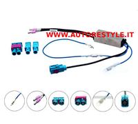 Adattatore FM antenna AUDI VOLKSWAGEN SEAT SKODA Diversity DA 2 FAKRA M AD 1 F