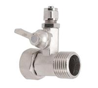 Adattatore for acqua di alimentazione RO da 1/2" a 1/4'' con valvola a sfera di intercettazione, rubinetto a T B, tubi for acqua calda e fredda, accessori for la casa