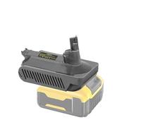 Adattatore for batteria for aspirapolvere, compatibile con Dewalt, convertitore for batteria agli ioni di litio da 18 V a 20 V, compatibile con Dyson V10 SV12