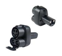 Adattatore for caricabatterie EV for NACS modello 3 Y/X/S, nuovo connettore di ricarica for veicoli elettrici 2 in 1 AC DC J1772, adattatore EV CCS1 e J1772