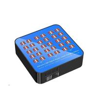 Adattatore for caricabatterie USB da 300 W/200 W/100 W 10/20/40/60 porte HUB multifunzionale stazione di ricarica presa dock(60Port 300W Blue)