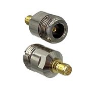 Adattatore for connettore da 2 pezzi N Jack femmina a RP SMA Femmina Terminale a filo Convertitore coassiale RF Dritto