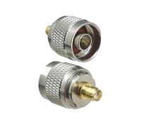 Adattatore for connettore da 2 pezzi SMA A N Spina maschio amp;Convertitore coassiale RF jack femmina dritto(Type 4-2Pcs)