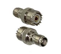 Adattatore for connettore da 2 pezzi UHF SO239 Jack femmina a convertitore coassiale RF terminale JACK femmina TNC
