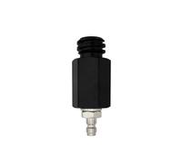 Adattatore for disconnessione rapida maschio da 8 mm Tr21-4 Macchina for la produzione di soda a bottiglia for serbatoio CO2 esterno, Nero e Argento(Black)