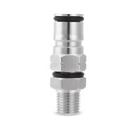 Adattatore for fusto Corny con attacco a sfera da 19/32'' e filettatura maschio NPT da 1/4'' for spillatura di birra, 1 pezzo(Gas ball lock)