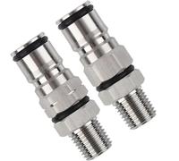 Adattatore for fusto di gas/liquidi con attacco a sfera UNF 19/32-18'' for birra fatta in casa - filettatura NPT maschio da 1/4'', 1 pz.(Gas Ball Lock)