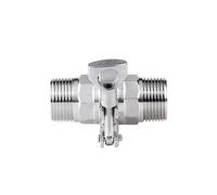 Adattatore for ghiera filettata con coperchio a tre morsetti da 1 pz con guarnizione in silicone for raccordo for tubi sanitari - for uso domestico e industriale(MIP DN20 clamp50.5)