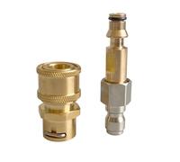 Adattatore for idropulitrice ad alta pressione da 1/4" a innesto rapido, compatibile con giunto di conversione anti-avvolgimento for pistola di lavaggio Parkside PHD(Plug Only)