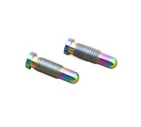 Adattatore for leva freno a mano in lega TC4 CNC for bicicletta da strada MTB, colore oro, nero e colorato(2pcs colorful)