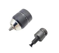 Adattatore for mandrino autoserrante 3/8-24UNF 10mm con attacco esagonale/SDS/adattatore for chiave for avvitatore a percussione (Color : Chuck and adapter)