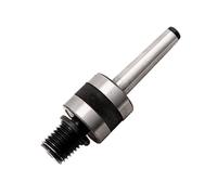 Adattatore for mandrino contropunta live Cono Morse, accessorio for utensile for tornio centrale girevole MT2 di precisione for la lavorazione del legno 1 pezz0