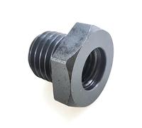 Adattatore for mandrino, da 1-8TPI a M18*2.5, Adattatore for mandrino, Adattatore for accessori for tornio for la lavorazione del legno, Nero