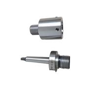 Adattatore for mandrino for lavorazione del legno, filettatura M33X3,5, con sede conica Morse MT2 n. 2(MT2-1inch 8TP)