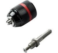Adattatore for mandrino for trapano a cambio rapido da 1pcs 2-13mm, convertitore senza chiave 1/2"-20UNF for modifiche efficienti delle punte
