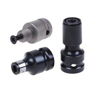 Adattatore for mandrino for trapano da 3 pezzi con vite da 1/2 "quadrato a 1/4" convertitore adattatore a presa esagonale for utensili manuali con avvitatore a percussione