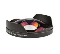 Adattatore for obiettivo grandangolare ultra fisheye da 52 mm / 58 mm / 62 mm / 67 mm / 72 mm 0,3X con paraluce solo for videocamere e videocamere(72MM)