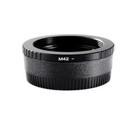 Adattatore for obiettivo M42 con tappo in vetro compatibile con Nikon AI F D5100 D700 D300 D800 D90 DSLR