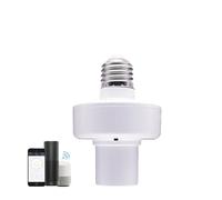 Adattatore for presa lampada intelligente WiFi con conto alla rovescia for accensione e spegnimento tramite lampadina E27 E26 Home Smart Life(Zigbee version 1pcs)