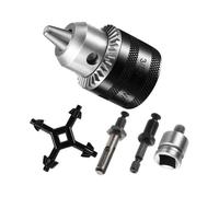Adattatore for punte esagonali da 5 pezzi da 10 mm Adattatore for chiave esagonale a 3 griffe a cambio rapido Convertitore adattatore for chiave inglese 0,8-10 mm 3/8-24UNF Gamma di morsetti
