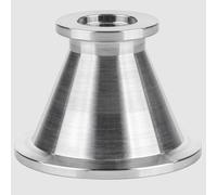 Adattatore for raccordi for vuoto con riduttore conico in acciaio inossidabile da KF25 a KF16 - Diametro flangia 40 mm, Lunghezza 40 mm, 1 pezzo(KF-40 to KF-25)