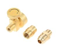 Adattatore for ricarica bombola di propano da 1 LB for usa e getta, connettore for tubo maschio NPT 3/8" x 1/4", set giunti