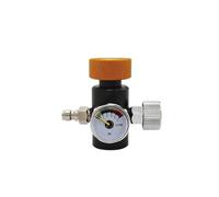 Adattatore for stazione di ricarica di azoto CO2 anidride carbonica da 1 pz G1/2 Adattatore ASA on/off con spina rapida da 8 mm e mini manometro(5K Bleed Valve)