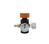 Adattatore for stazione di ricarica di azoto CO2 anidride carbonica da 1 pz G1/2 Adattatore ASA on/off con spina rapida da 8 mm e mini manometro(3K Bleed Valve)