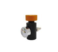 Adattatore for stazione di ricarica di azoto CO2 anidride carbonica da 1 pz G1/2 Adattatore ASA on/off con spina rapida da 8 mm e mini manometro(3K no Bleed Valve)