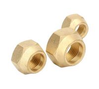 Adattatore for tubo di collegamento svasato con filettatura femmina metrica forgiata in ottone for condizionatore d'aria(SAE,3I4 for 19.05mm)