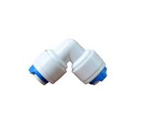 Adattatore for tubo flessibile,adatto diametro esterno dI,gomito a 90 gradi, POM,connettore a raccordo rapido for acquario, filtro dell'acqua RO,sistema ad osmosi inversa