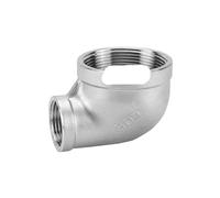 Adattatore for tubo flessibile, connettore rubinetto, gomito da 1/8" 1/4" 3/8" 1/2" 3/4" 1" Connettori angolati a 90 gradi for raccordi for tubi riduttori in acciaio inossidabile SS304-DN15 a DN6