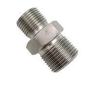 Adattatore for tubo flessibile, connettore rubinetto,Maschio metrico Euqal/Riduttore Nipplo esagonale Raccordo for tubo Accoppiatore Acciaio inossidabile 304 Acqua Gas(M24x1.5 To M24x1.5)