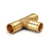 Adattatore for Tubo Flessibile, Connettore Rubinetto, Raccordi Connettore Rame Aria Carburante Tubo Acqua Ottone Raccordo for Tubo Spinato Giunto Adattatore for 4mm 5 6 8 10 12-4 Vie,OD 8 MM