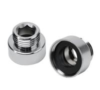 MEXEWORD Adattatore for Tubo Flessibile Doccia da 2 Pezzi, da 3/4" (25 mm) Femmina a 1/2" (20 mm) Maschio, Riduttore Cromato for Rubinetto del Bagno