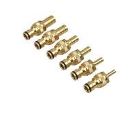 Adattatore for tubo flessibile in ottone for irrigazione da giardino - Raccordo maschio a sgancio rapido, 6/8/10/12/14/16/19/25 mm(A25mm)