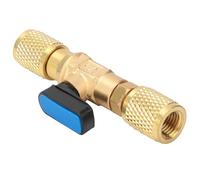 Adattatore for valvola a sfera for refrigerazione in ottone, connettore for valvola a sfera for refrigerazione G1/4''