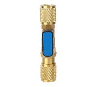Adattatore for valvola a sfera for refrigerazione in ottone G1/4'', 2 pezzi, connettore for a for refrigerante for tubo di ricarica del A/C Resistenza all'alta pressione