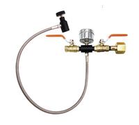 Adattatore for valvola a sfera for stazione di ricarica CO2 Carbonatore for cilindro Tr21-4, bottiglia grande for serbatoio di CO2 W21.8-14 DIN477 CGA320(CGA320-36-B)