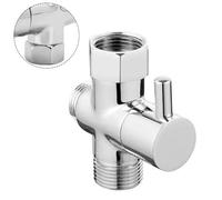 Adattatore for valvola deviatrice for doccia con rubinetto a 3 vie, attacco G1/2 pollici, rubinetto for doccia, connettore splitter, accessori for il bagno