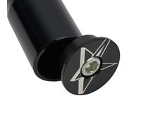 Adattatore forcella anteriore stelo alluminio nero per bici bambini da 208/222 a