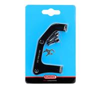Adattatore freno a disco MTB posteriore Elvedes disco 220 mm e supporto post-mou