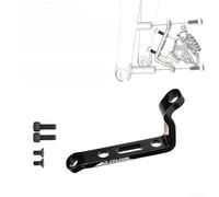 Adattatore freno MTB a Road PM Direct Mount Nero | Converte supporti PM, adatto a rotori da 160 mm/180 mm, montaggio diretto a piatto, compatibile anteriore/posteriore