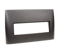 Adattatore frontale 1-DIN compatibile con Fiat Stilo nero