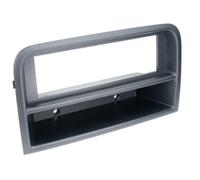 Adattatore frontale 1-DIN con vuoto tascabile compatibile con Fiat Croma nero