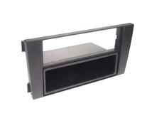 Adattatore frontale 2 DIN per Audi A6 2001 - 2005 nero con vuoto tascabile