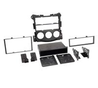 Adattatore frontale 2-DIN per con vuoto tascabile per Nissan 370Z 2009 -> nero