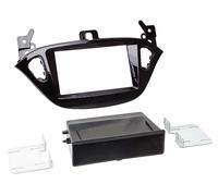 Adattatore frontale 2-DIN per Opel Adam / Corsa (E) con vuoto tascabile